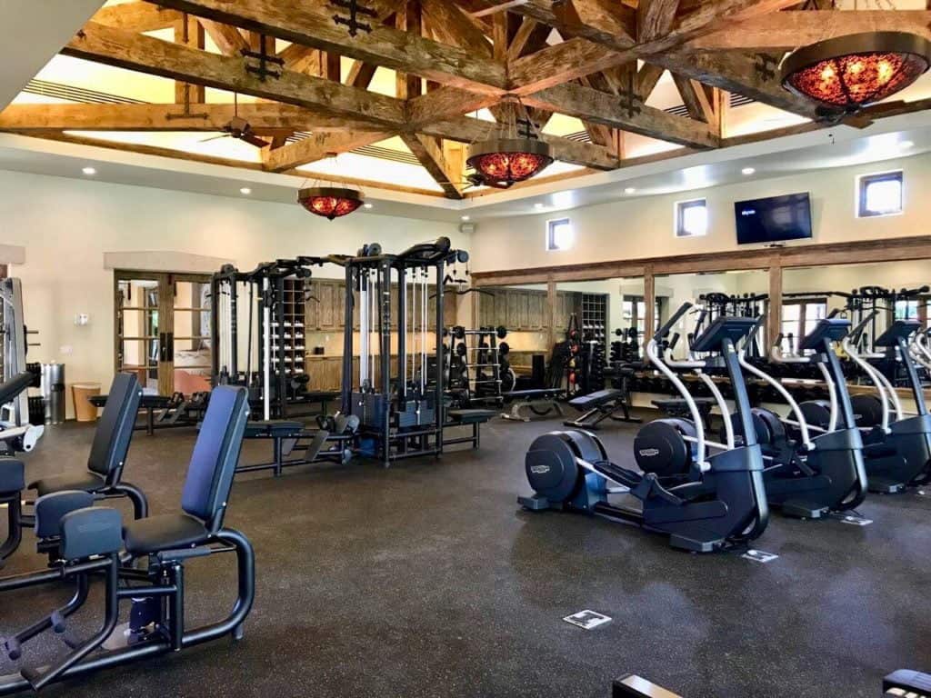 fitness center at hacienda beach club